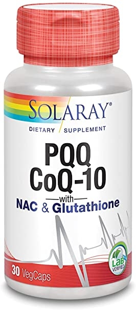 Solaray Pqq - Q10 - Nac - Glutation 30 Cap