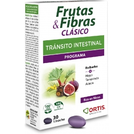 Ortis Frutas & Fibra Classico 30 Comprimidos