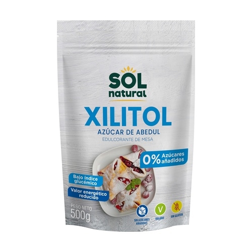 Xilitol En Bote 500 Gr Sol Natural