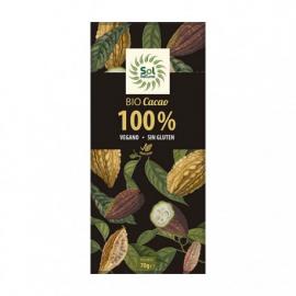 Tableta Cacao Puro 100% Bio 70 Gr