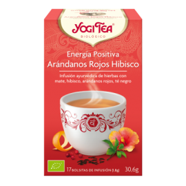 Yogi Tea Energia Positiva árandano Rojos-Hibisco 17 Bolsitas