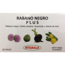 Rabano Negro Plus 20 Viales Integralia