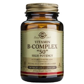 Vitamina B-Complex 50 100 Cap Veg Solgar