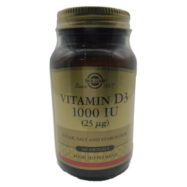 Vitamina D3 1000 Iu 100 Per Solgar