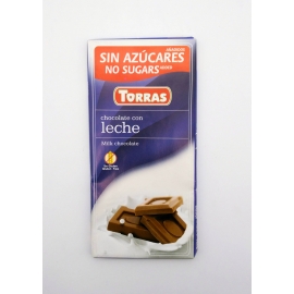 Chocolate Con Leche Sin Azúcar 75 Gr 