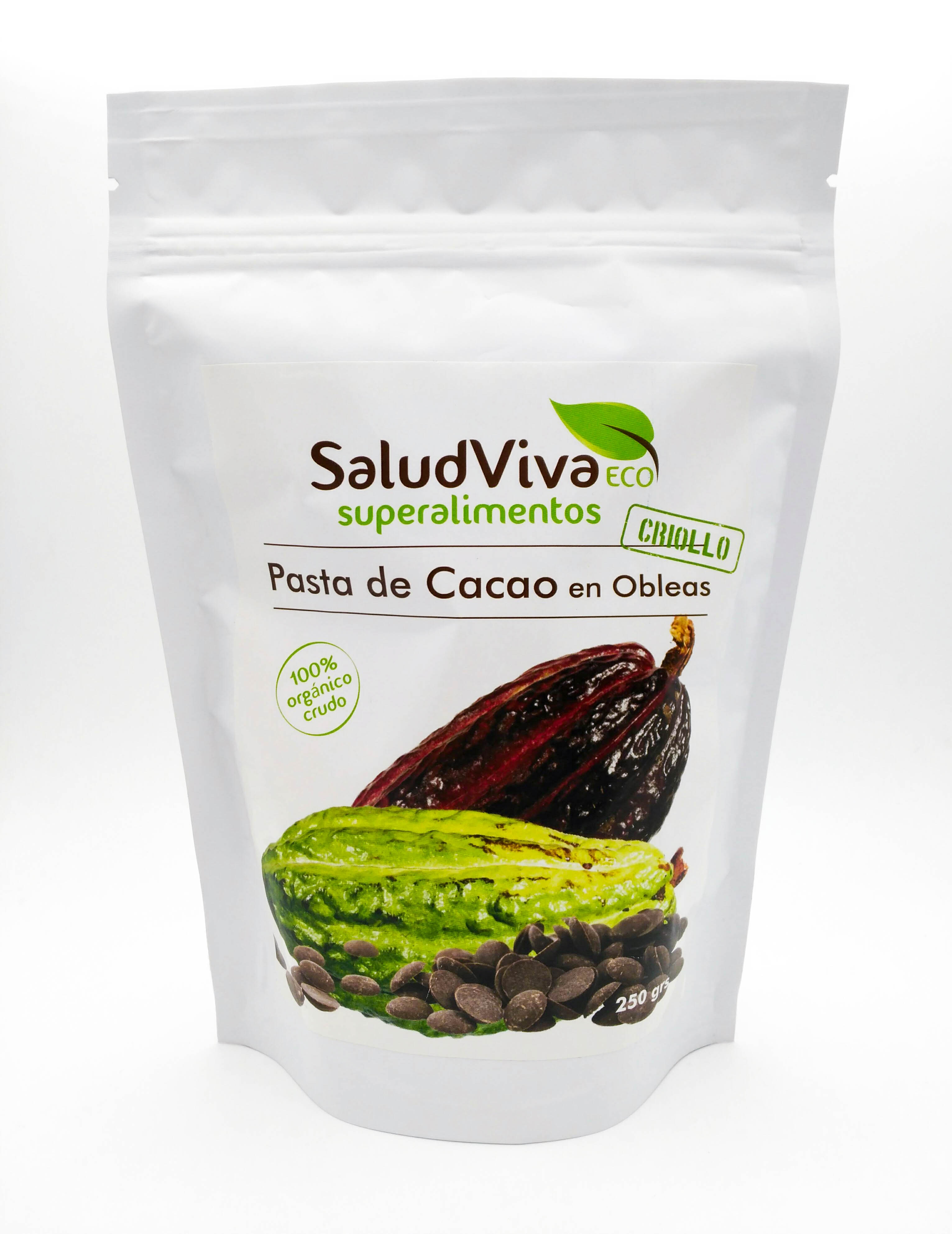 Pasta de Cacao En Obleas 250 Gr