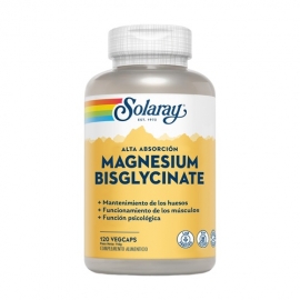 Magnesio Bisglicinato 120 Capsulas Solaray