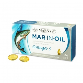 Mari-In-Oil Aceite Salmón Omega 3 60 Capsulas Marnys