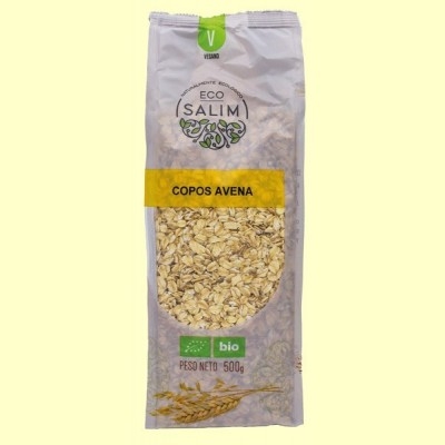 Copos Integrales de Avena Precocidos Eco 500 Gr Eco-Salim