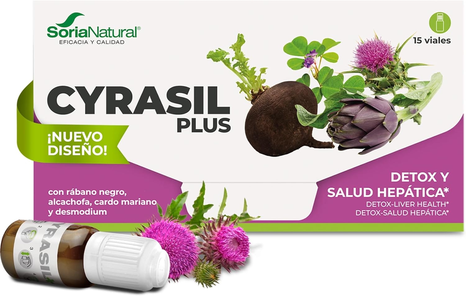 Cyrasil 14 Viales Soria Natural No Ama