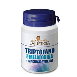 Triptófano Con Melatonina + Magnesio y Vit. B6 60 Comp