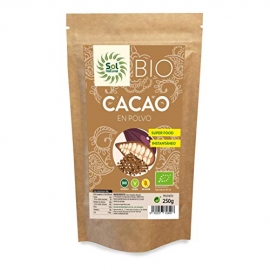 Cacao En Polvo Crudo Bio 250 Gr Sol Naural