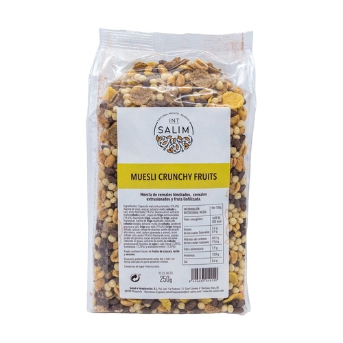 Muesli Crunchy Fruits 250 Gr Int-Salim