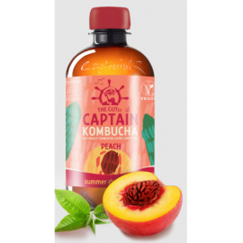 Captain Kombucha Melocoton 410 Ml Bio Sol Natural