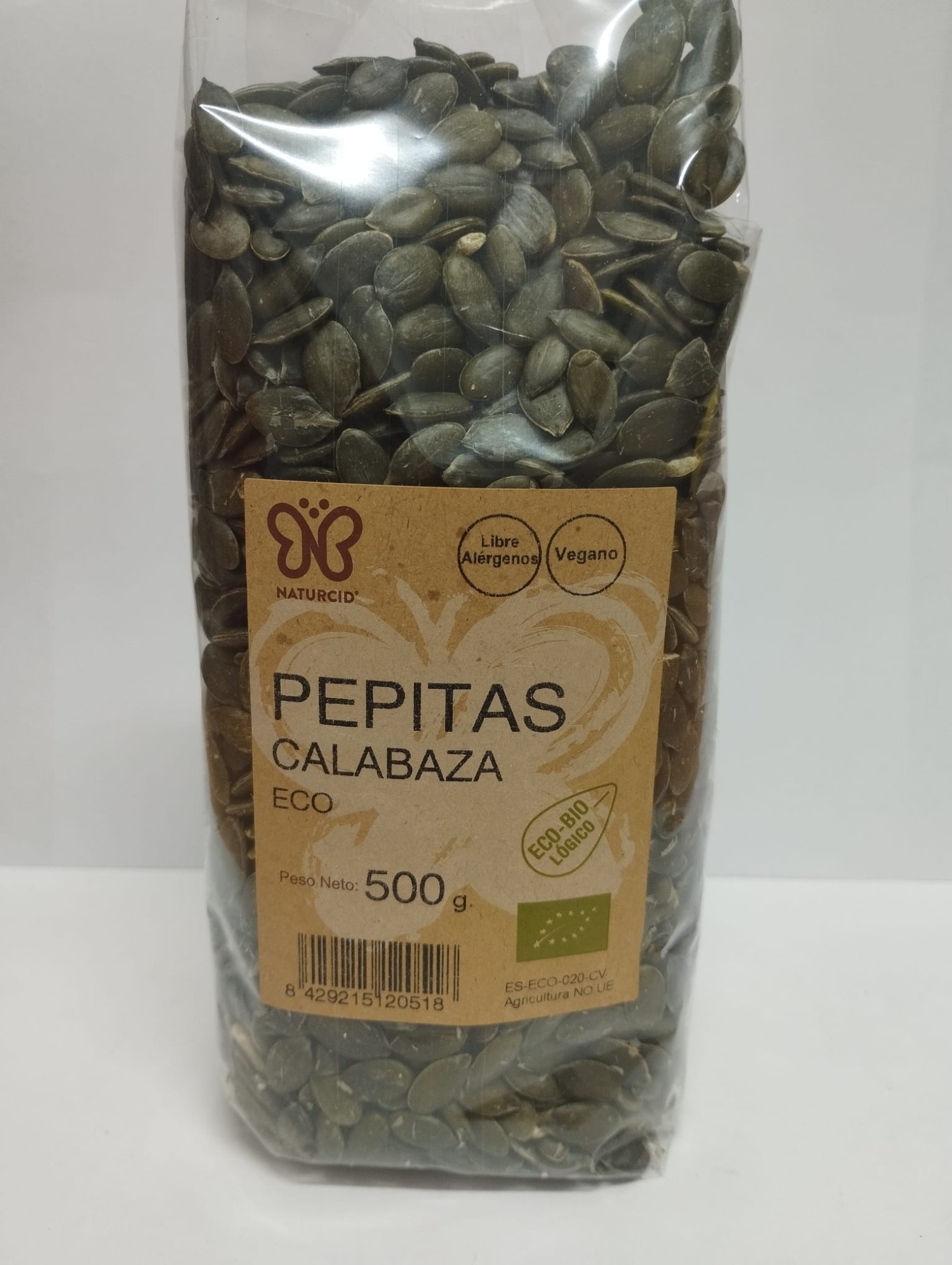 Pipas de Calabaza 500 Gr