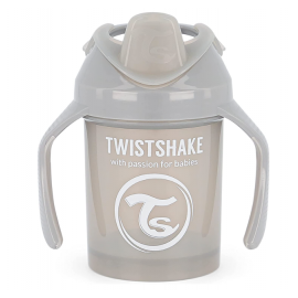 Taza Mini Cup 230 Ml 4+M Gris Twistshake