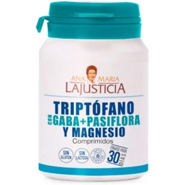 Triptófano Con Gaba, Pasiflora y Magnesio 60 Comp Ana Maria Lajusticia