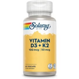 Vitamin D3+K2 60 Cáps. Solaray