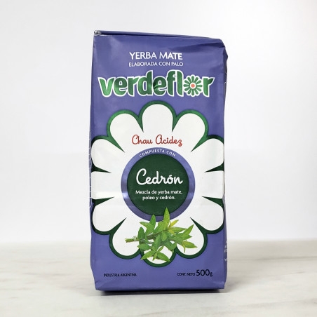 Yerba Mate Verde Flor Cedrón 500 Gr Verdeflor